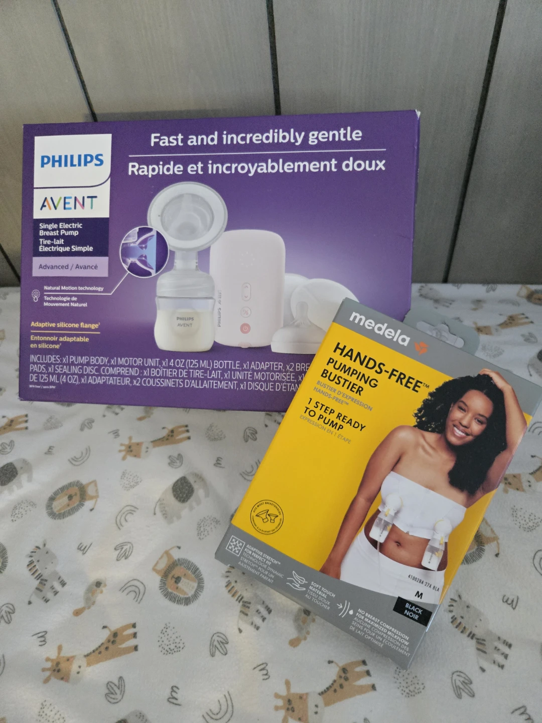 Philips Avent Single Electric Breast Pump & Medela Hands-Free