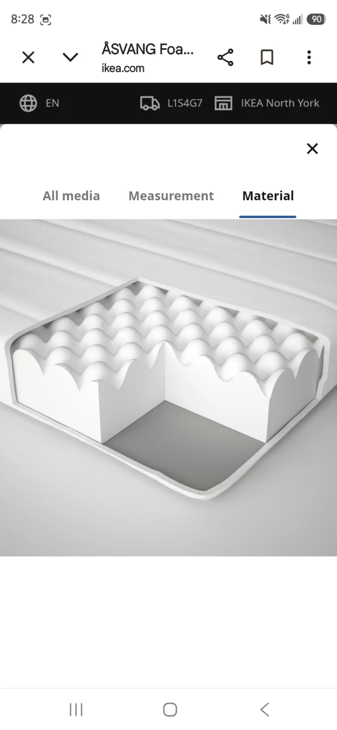 IKEA ÅSVANG Foam Mattress - Twin - photo 4