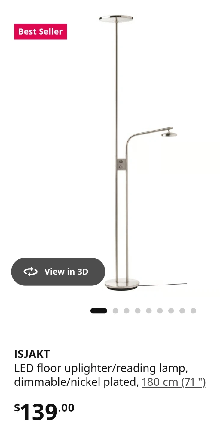 IKEA ISJAKT Floor lamp