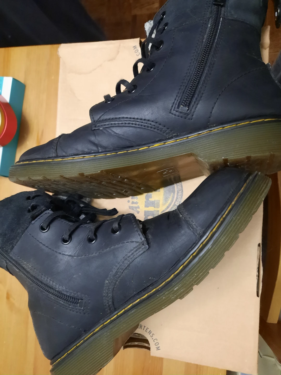 Dr. Martens Black Leather winter Zip Boots - photo 3
