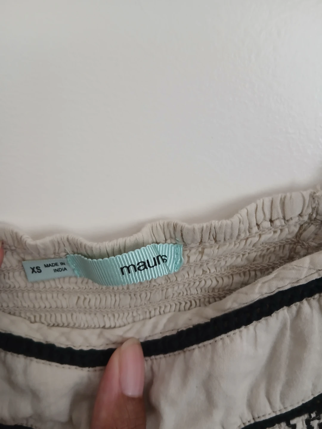 Maurices Cream Embroidered Tank Top XS - photo 2