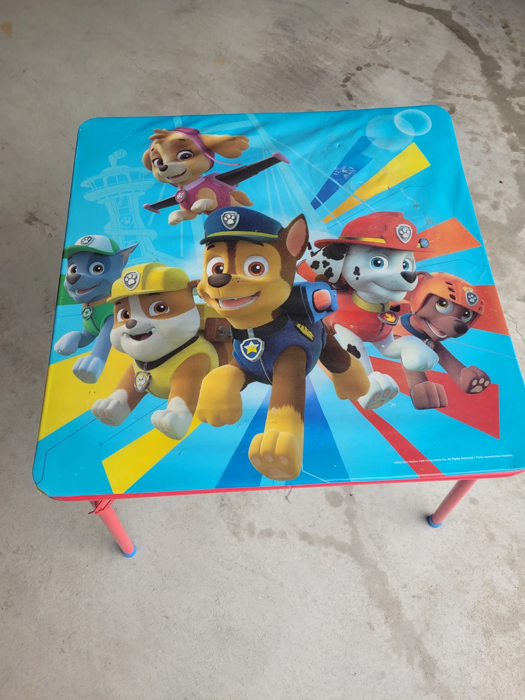 Paw Patrol Kids Table