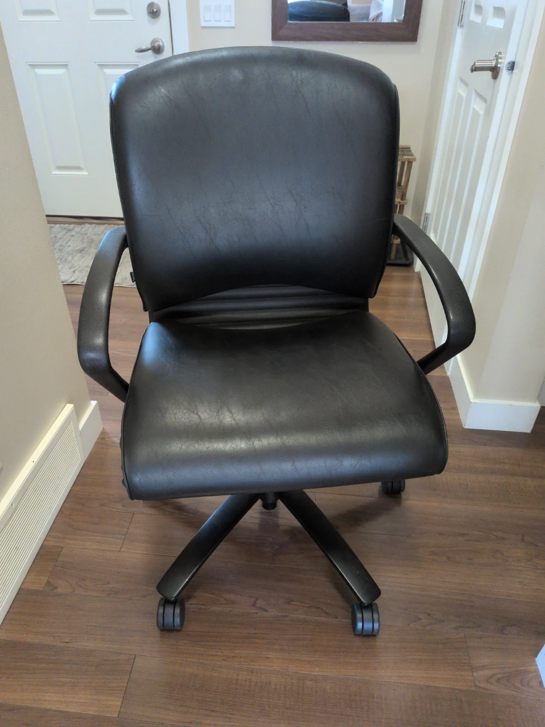 Teknion Black Office Chair for $30