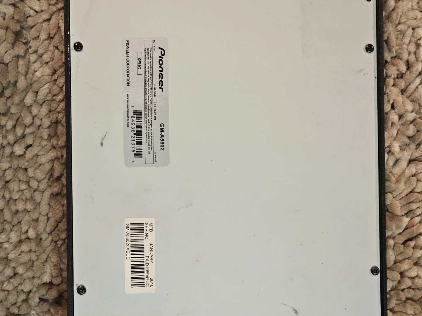 Pioneer GM-A5602 900W Car Amplifier - photo 3
