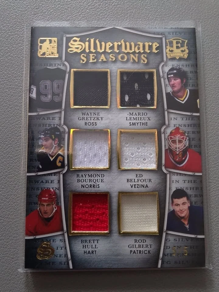 In The Game "Silverware Seasons" Hockey Memorabilia Card