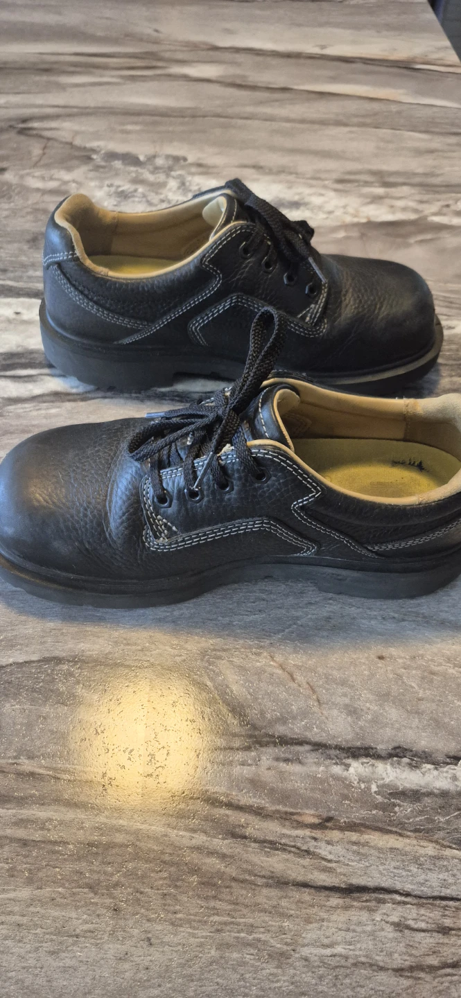 Dakota Black Leather Work Shoes - photo 2