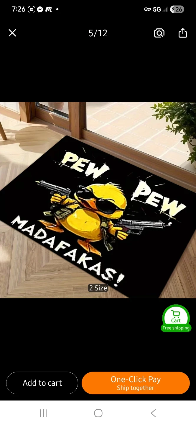 NEW Funny Duck Door Mat - photo 2