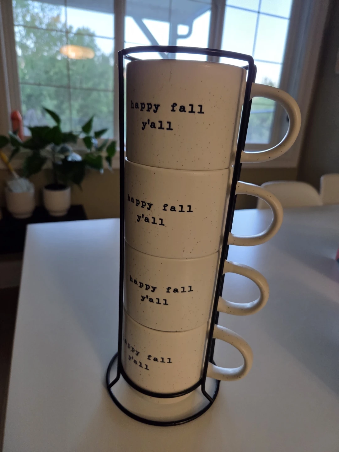 Stacking Mugs - Happy Fall Y'all