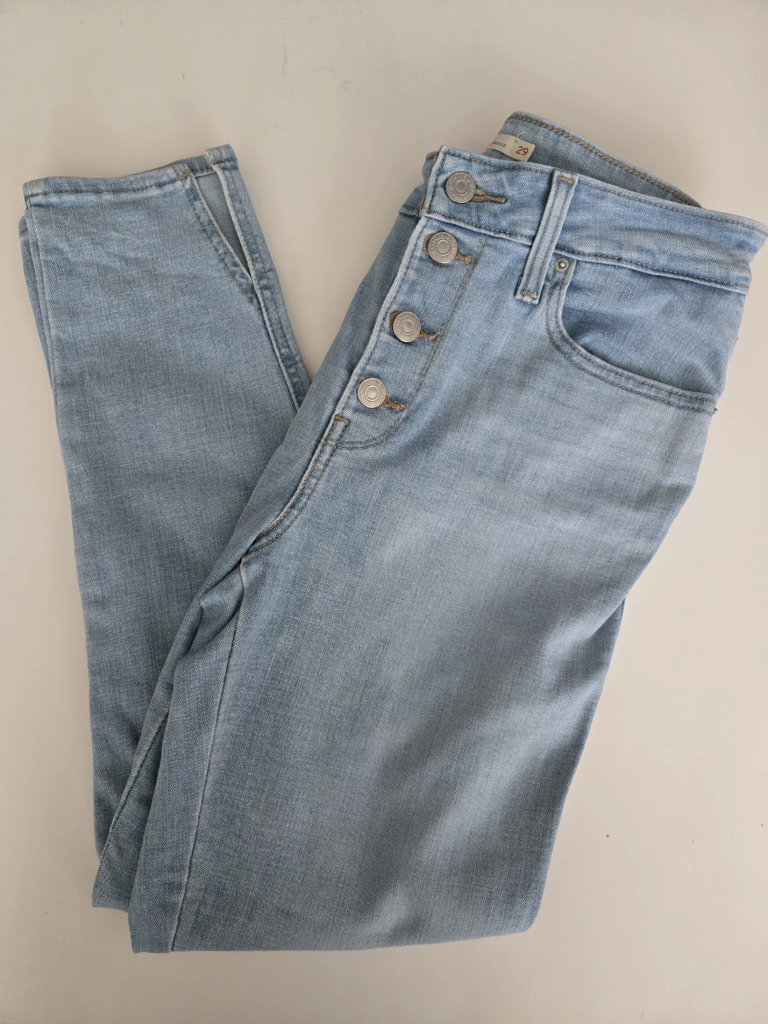 Levi's 721 High Rise Skinny Ankle Jeans Size 29 - photo 3