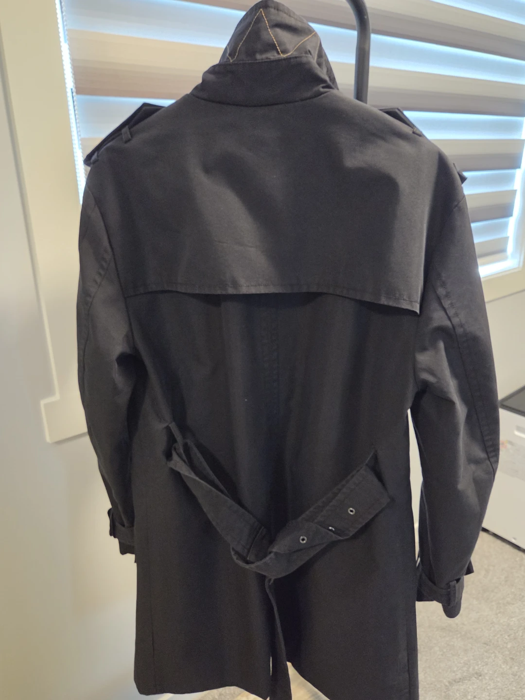 Banana Republic Black Trench Coat - Size S - photo 2