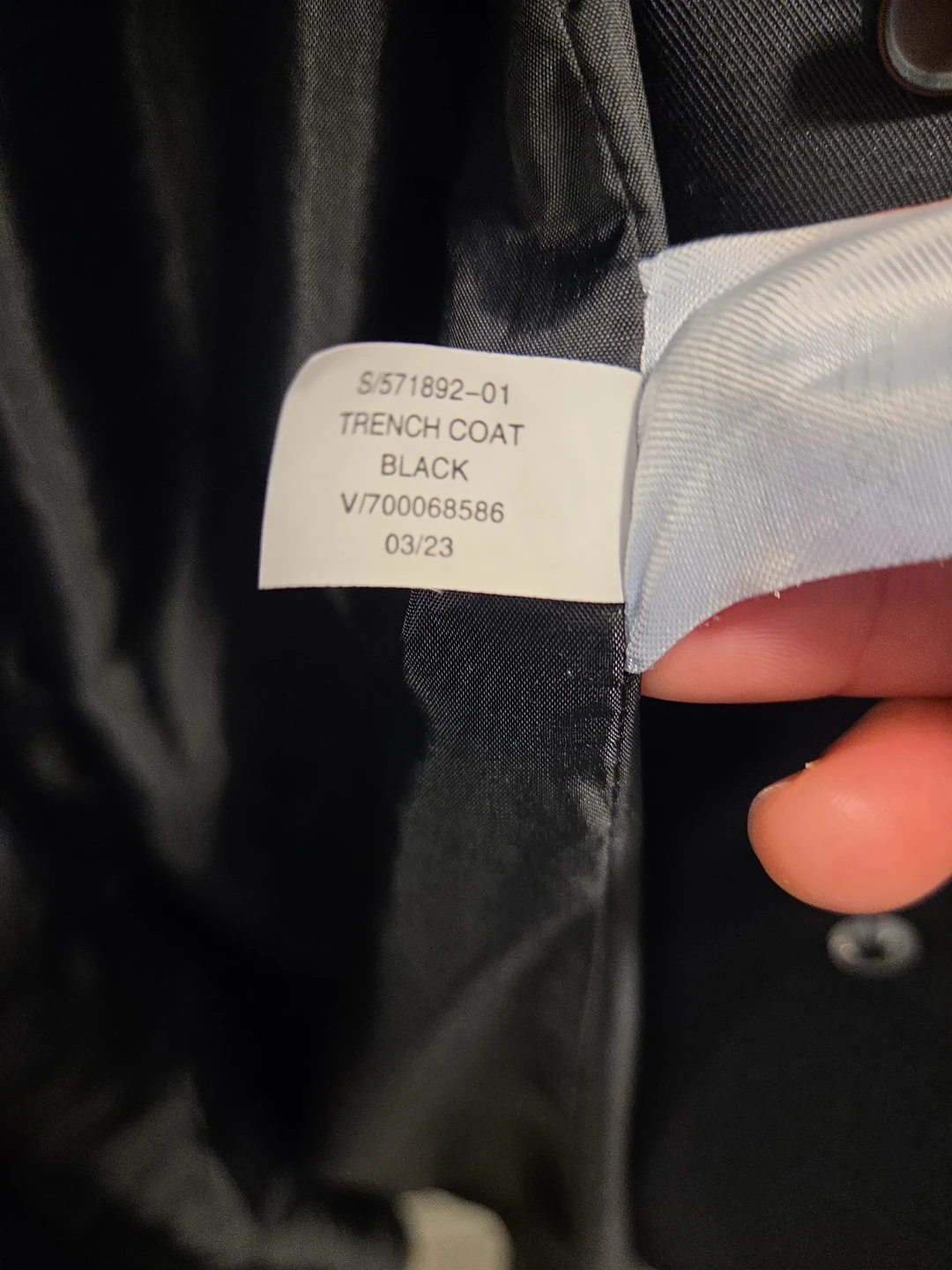 Banana Republic Black Trench Coat - Size S - photo 3