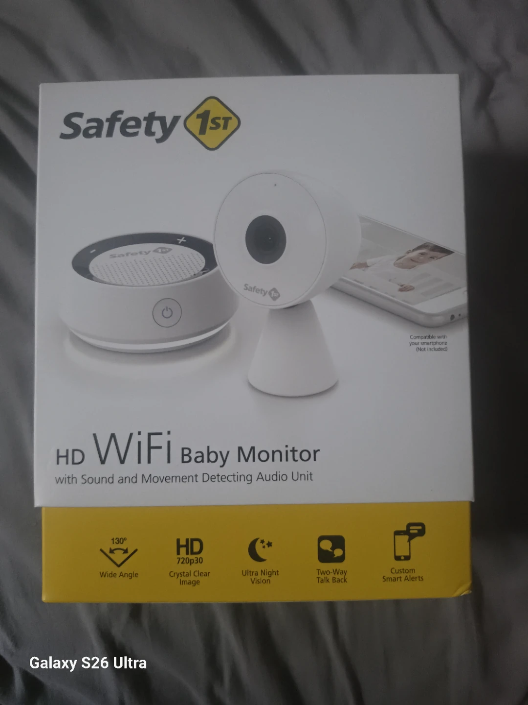 Safety 1st HD WiFi Baby Monitor with Audio Unit