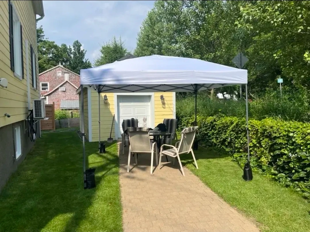 White 10x10ft Pop-Up Canopy Tent - photo 5