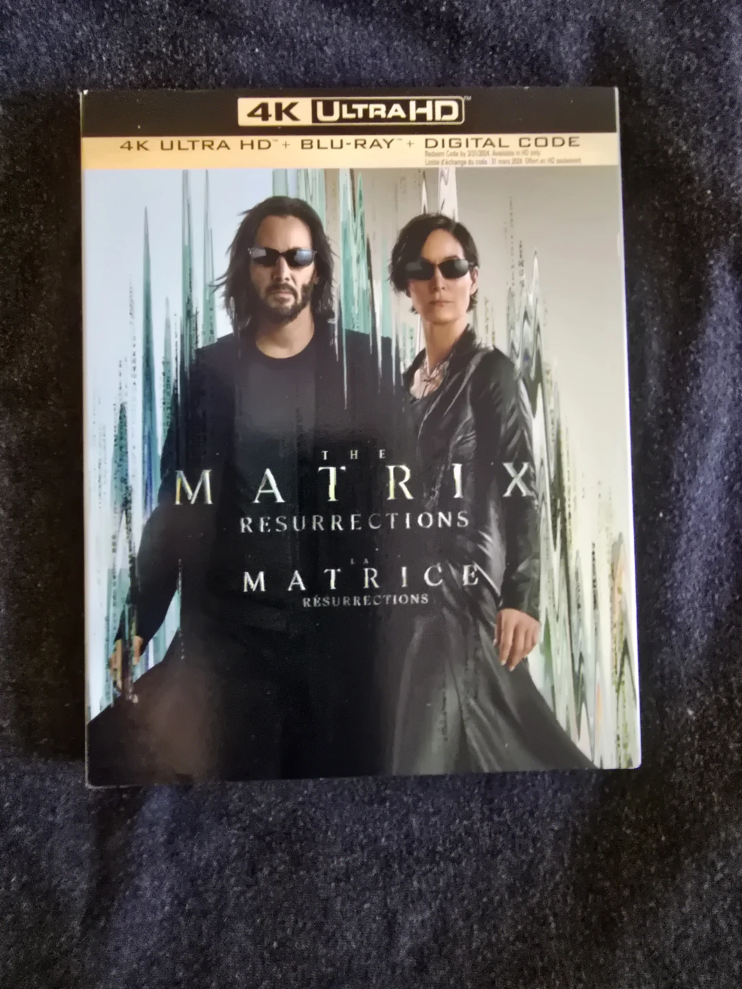 The Matrix Resurrections 4K Ultra HD Blu-Ray + Digital Code