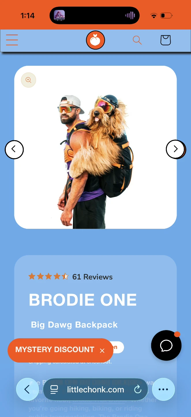 Large dog backpack - photo 3