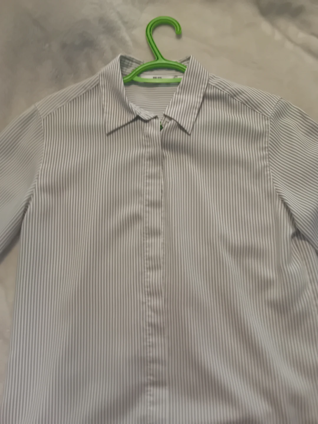 UNIQLO Striped Button-Up Shirt Open to offers