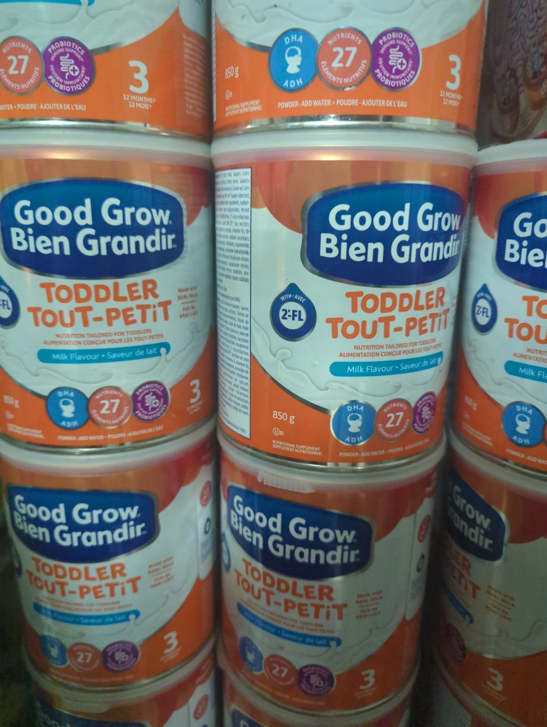Good Grow Bien Grandir Toddler Formula - Milk Flavour 850g