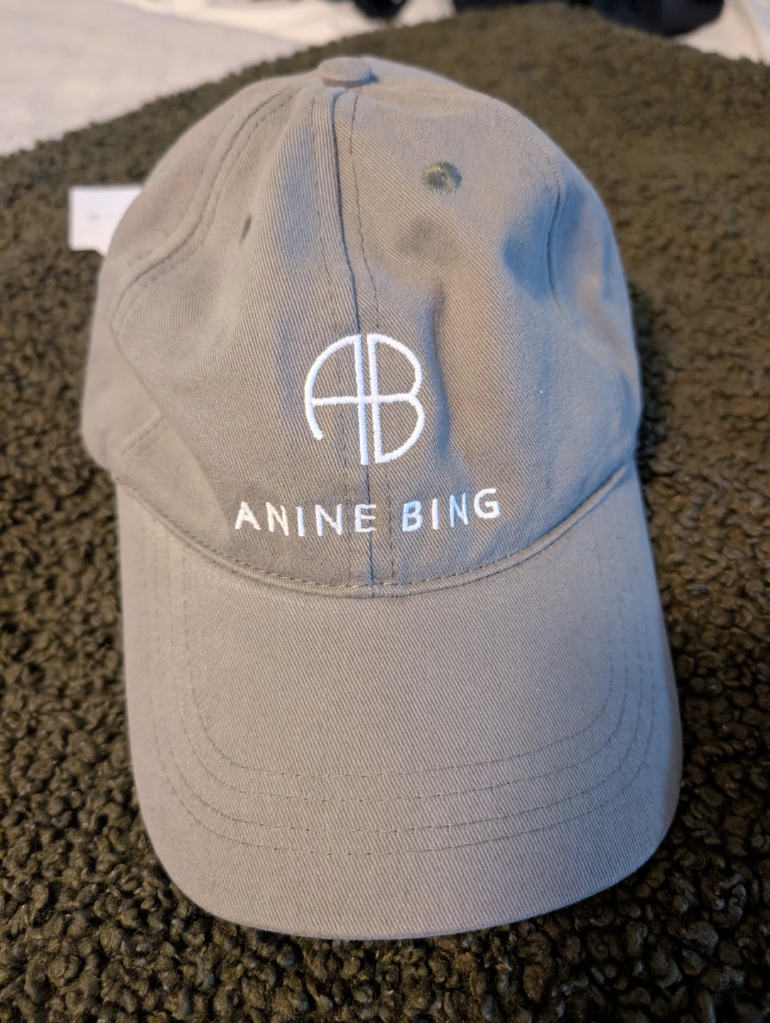 ANINE BING light green Baseball Cap