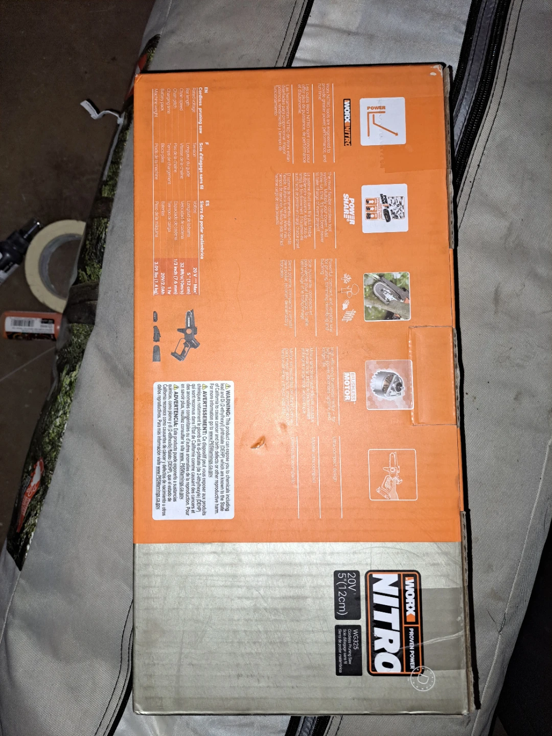 WORX NITRO 20V Cordless Chainsaw - photo 2