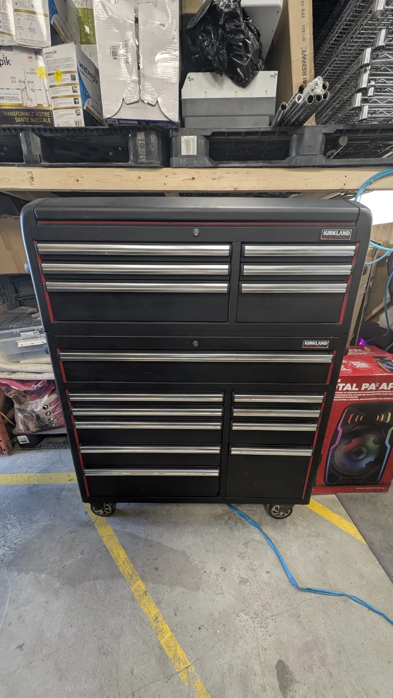 Kirkland Signature 43-in. 16-drawer Top Chest and Cabinet Combo