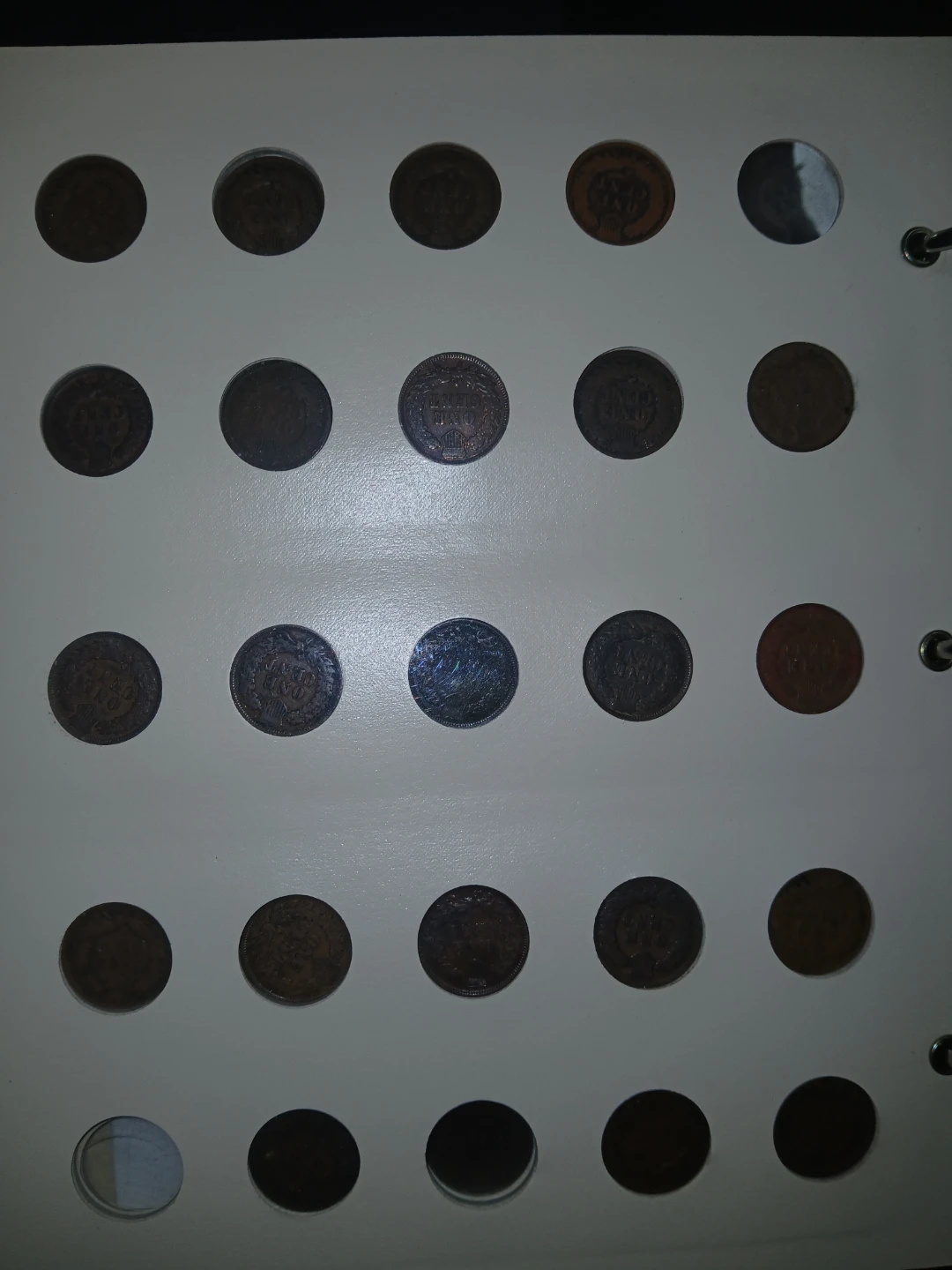 Indian had penny album not compleate - photo 2