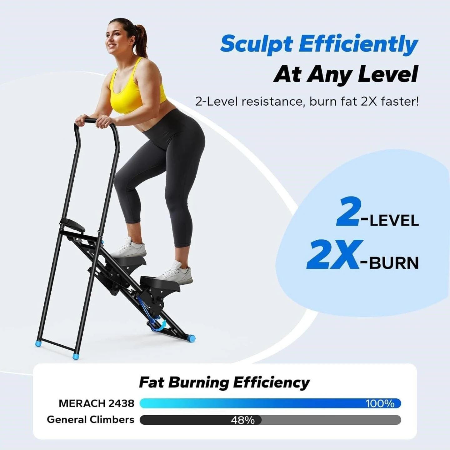 Merach Vertical Climber Fitness Machine - photo 2