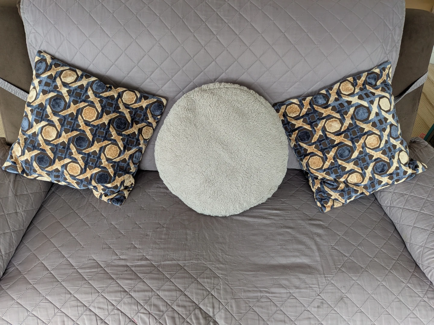 Fluffy Round Throw Pillow - photo 2