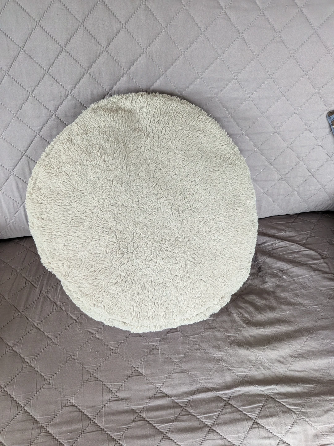 Fluffy Round Throw Pillow - photo 3