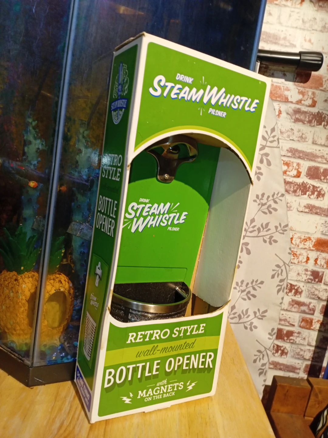 Steam Whistle Retro Style Wall-Mounted Bottle Opener