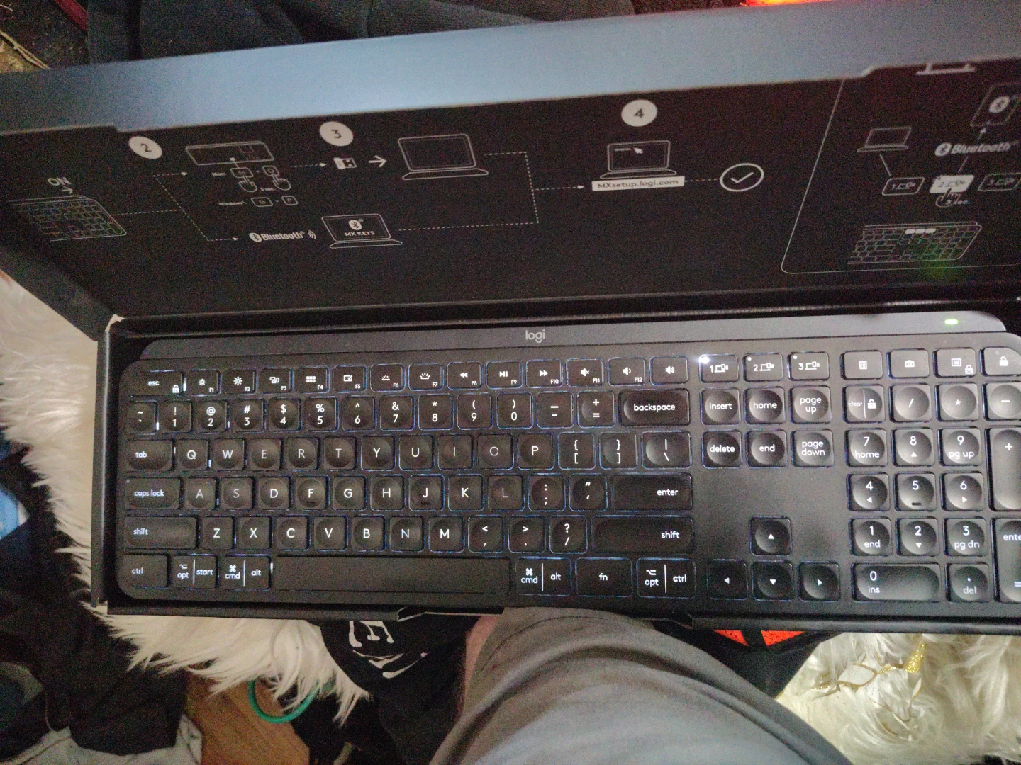 Logitech MX Keys Advanced Wireless Illuminated Keyboard