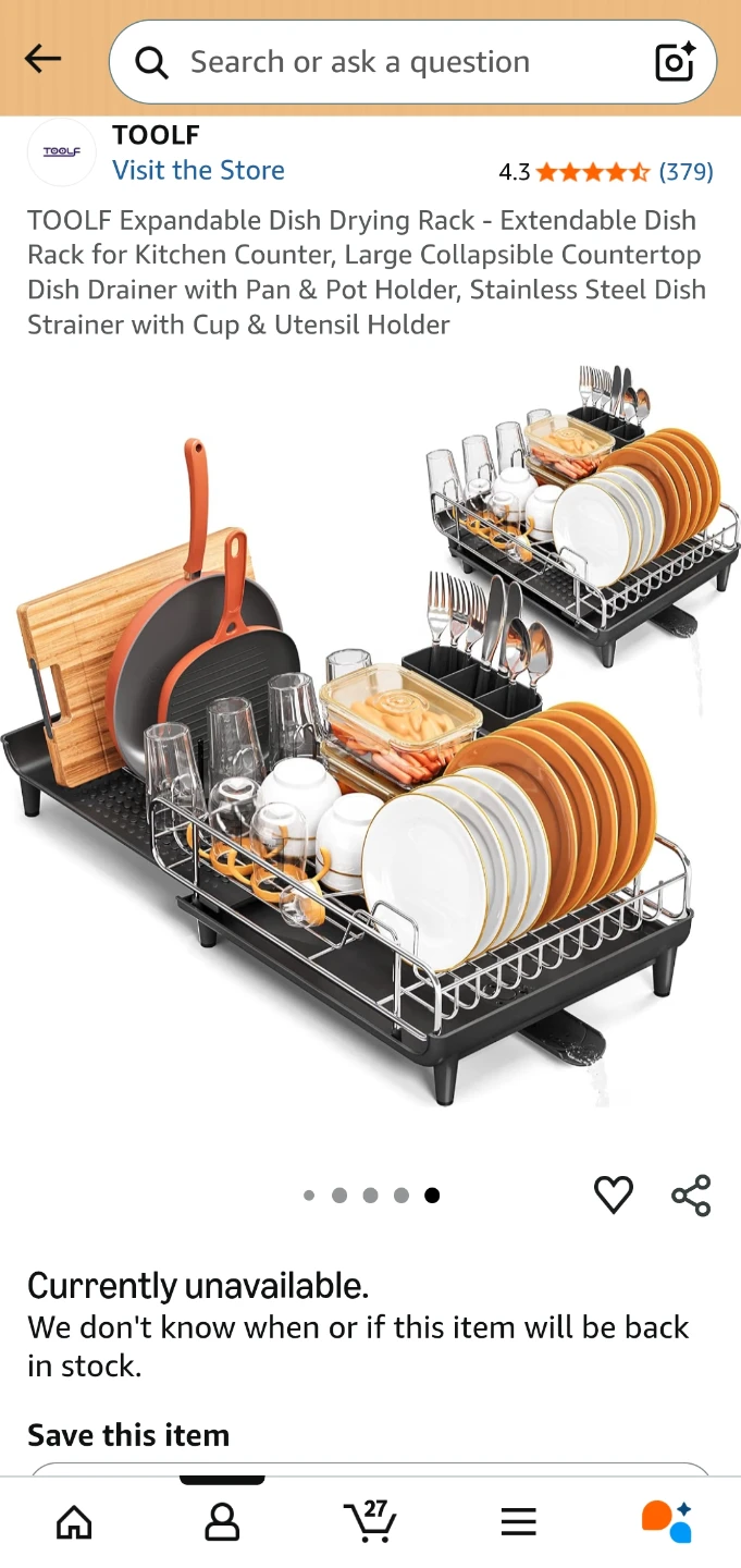 Dish Drying Rack