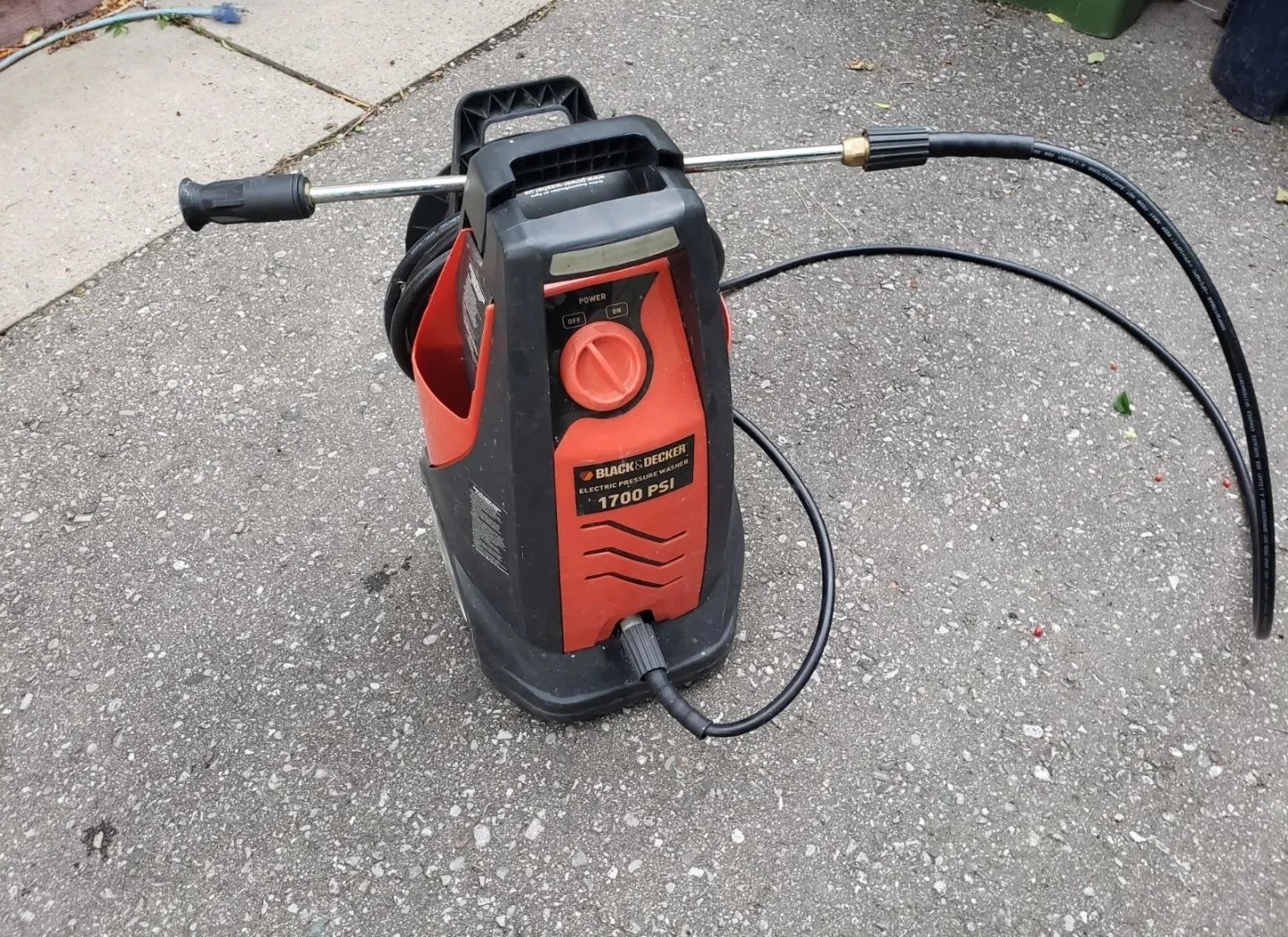 Black & Decker Electric Pressure Washer 1700 PSI