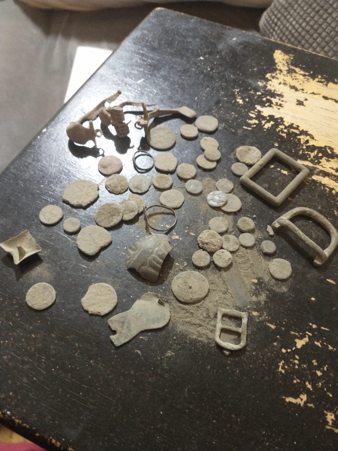 Uncleaned Ancient/Medieval Metal Detecting Finds Collection - photo 2