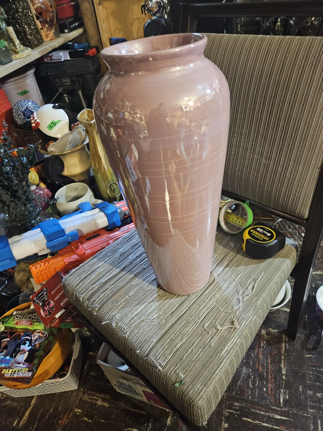 Parox Pink Ceramic Vase Made in Canada - photo 2