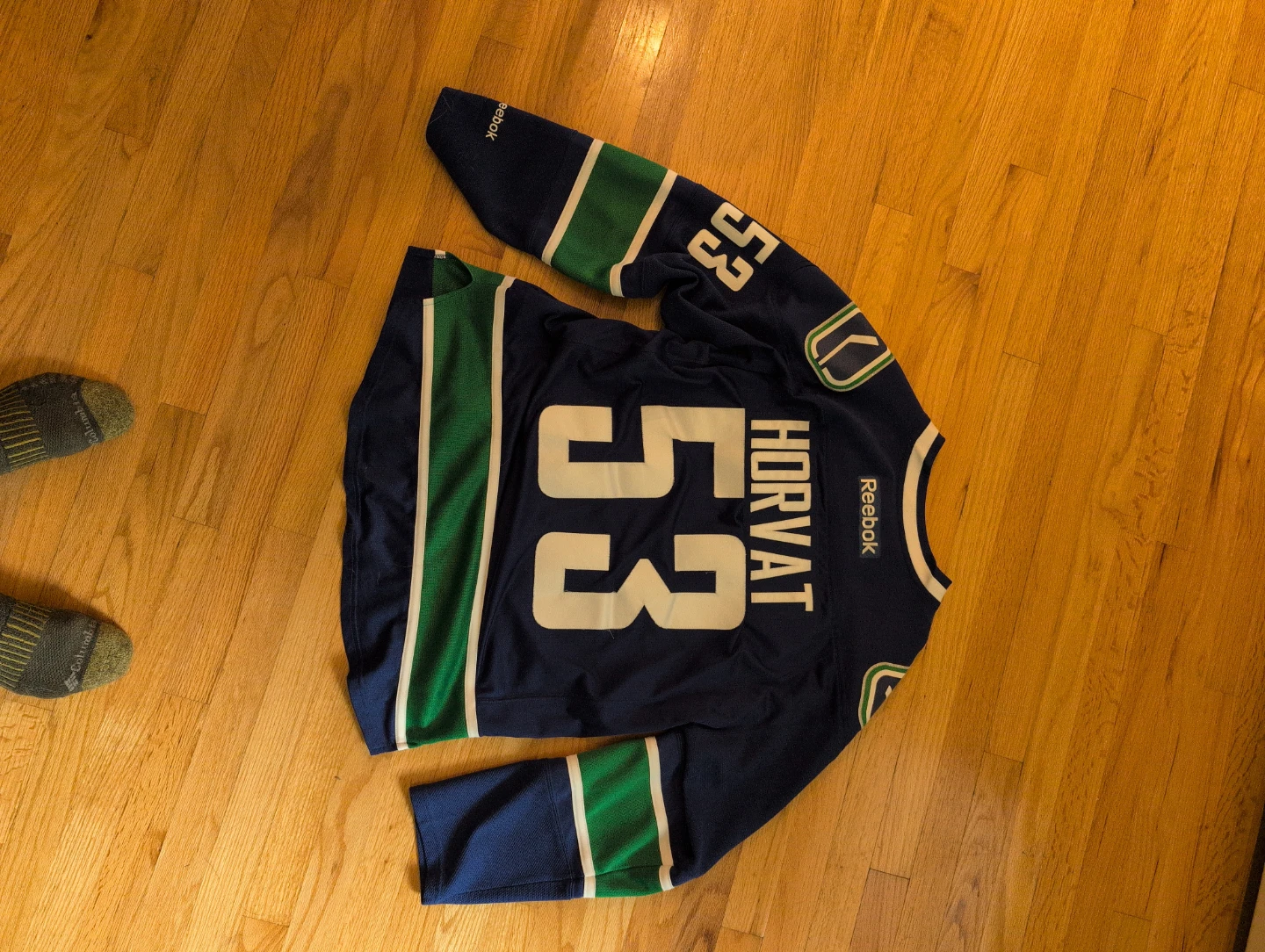 Vancouver Canucks Reebok Horvat #53 Hockey Jersey