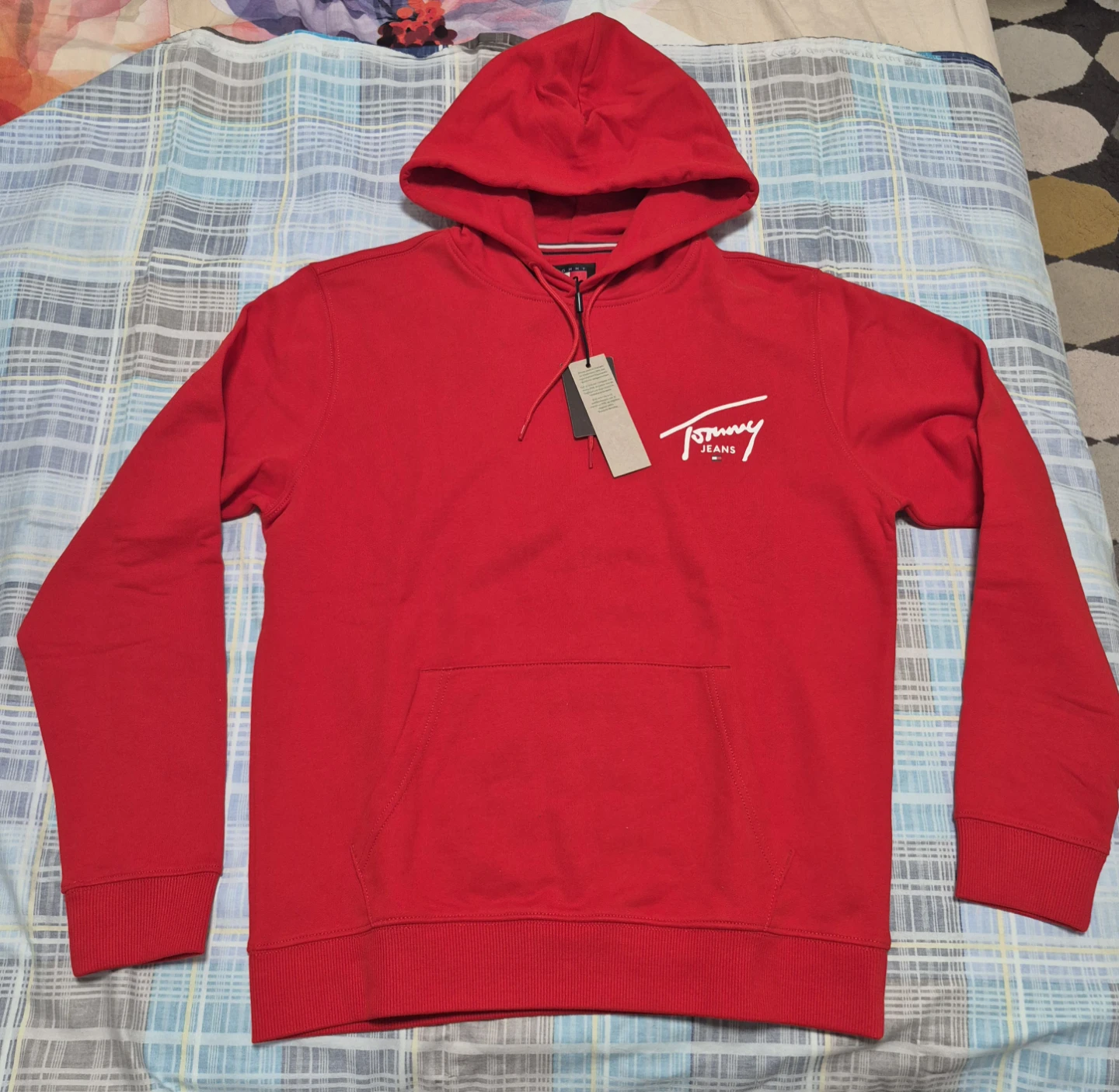 BNWT Tommy Jeans Red Hoodie - Size S