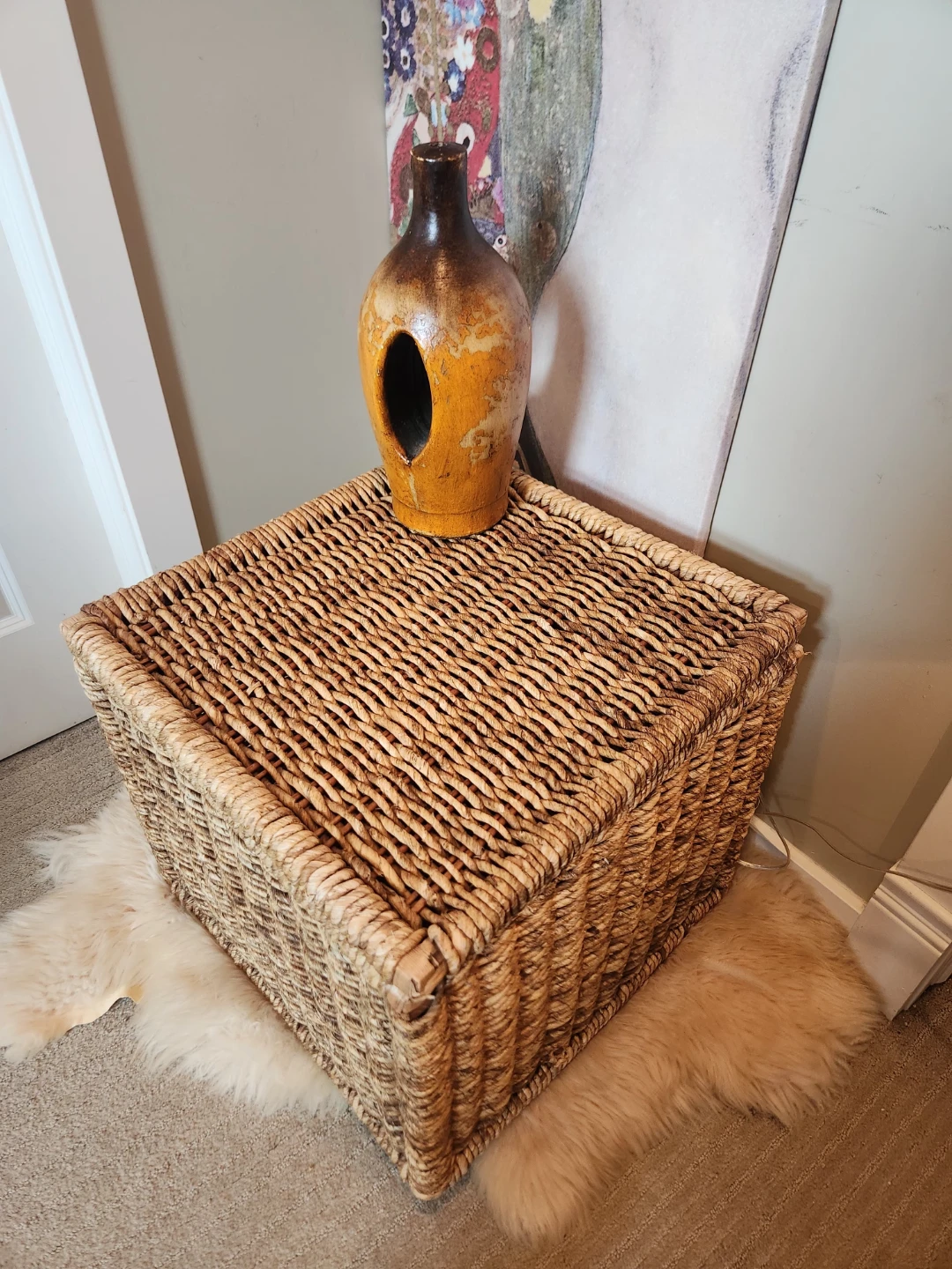 Woven Storage Basket with Lid - photo 3