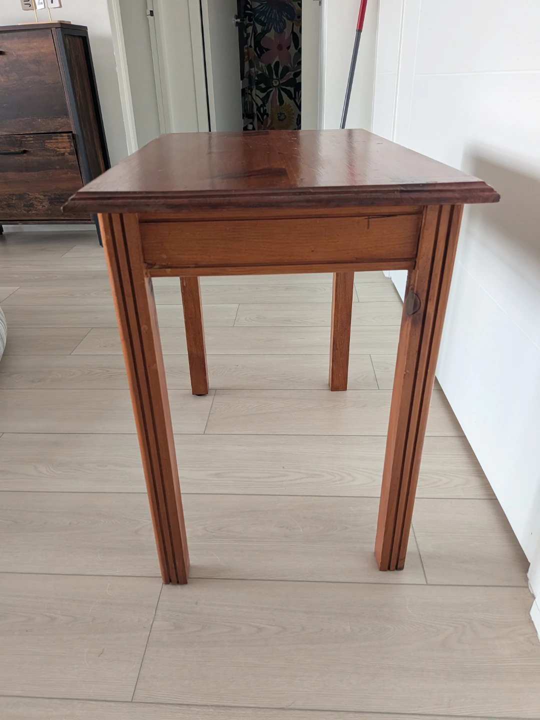 Wooden End Table - photo 2