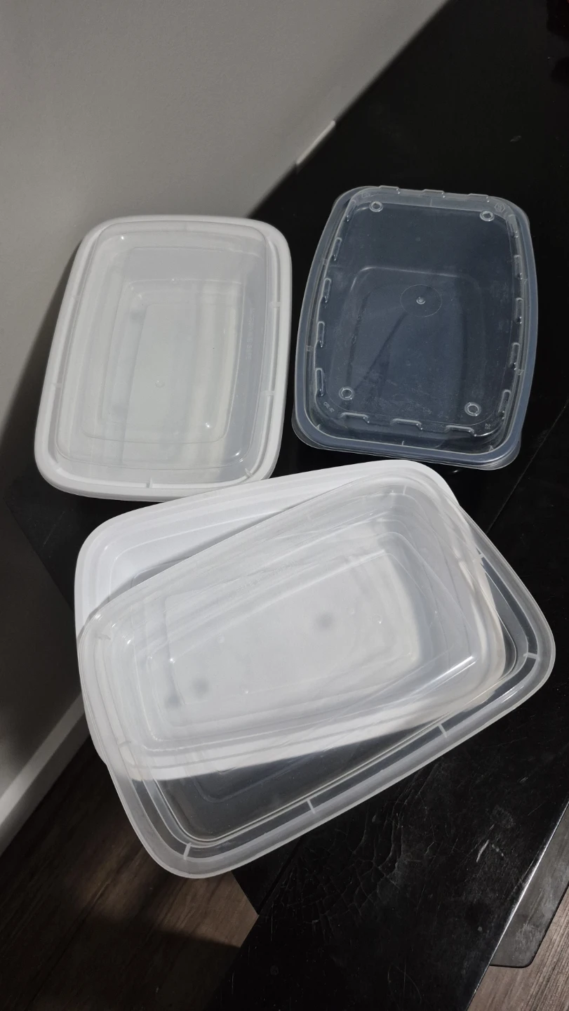 Plastic Food Storage Containers with Lids - photo 2