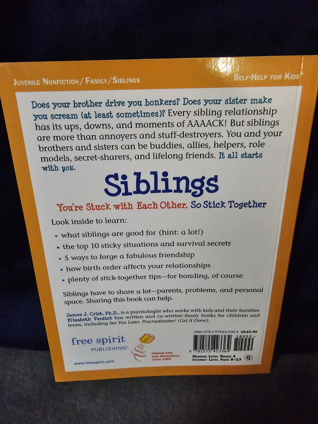 Siblings: You're Stuck with Each Other, So Stick Together Book - photo 2