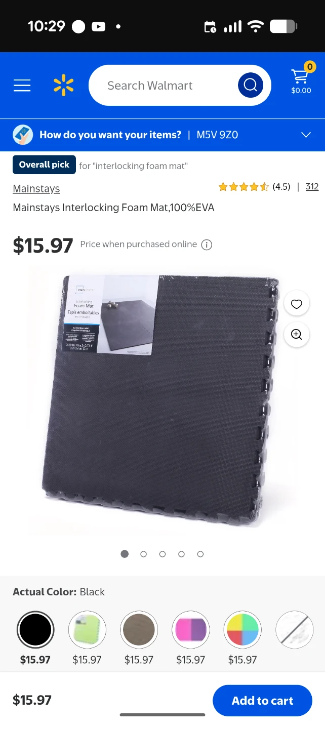 6 Interlocking Foam Mats 25" squared - photo 2