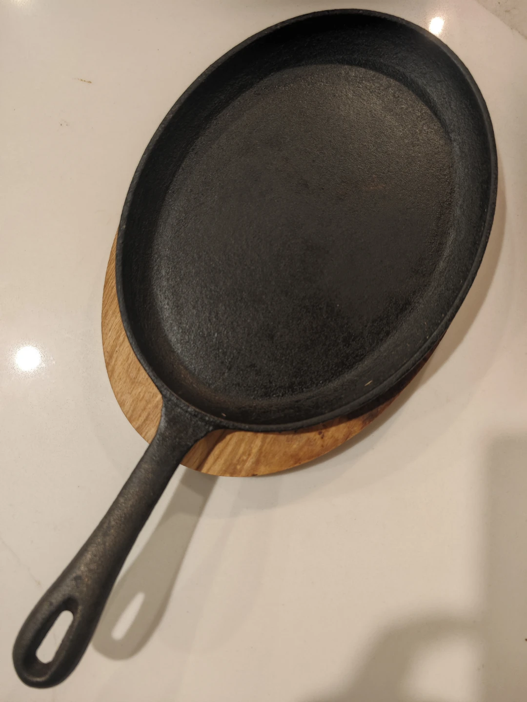 Cast Iron Oval Sizzling Platter