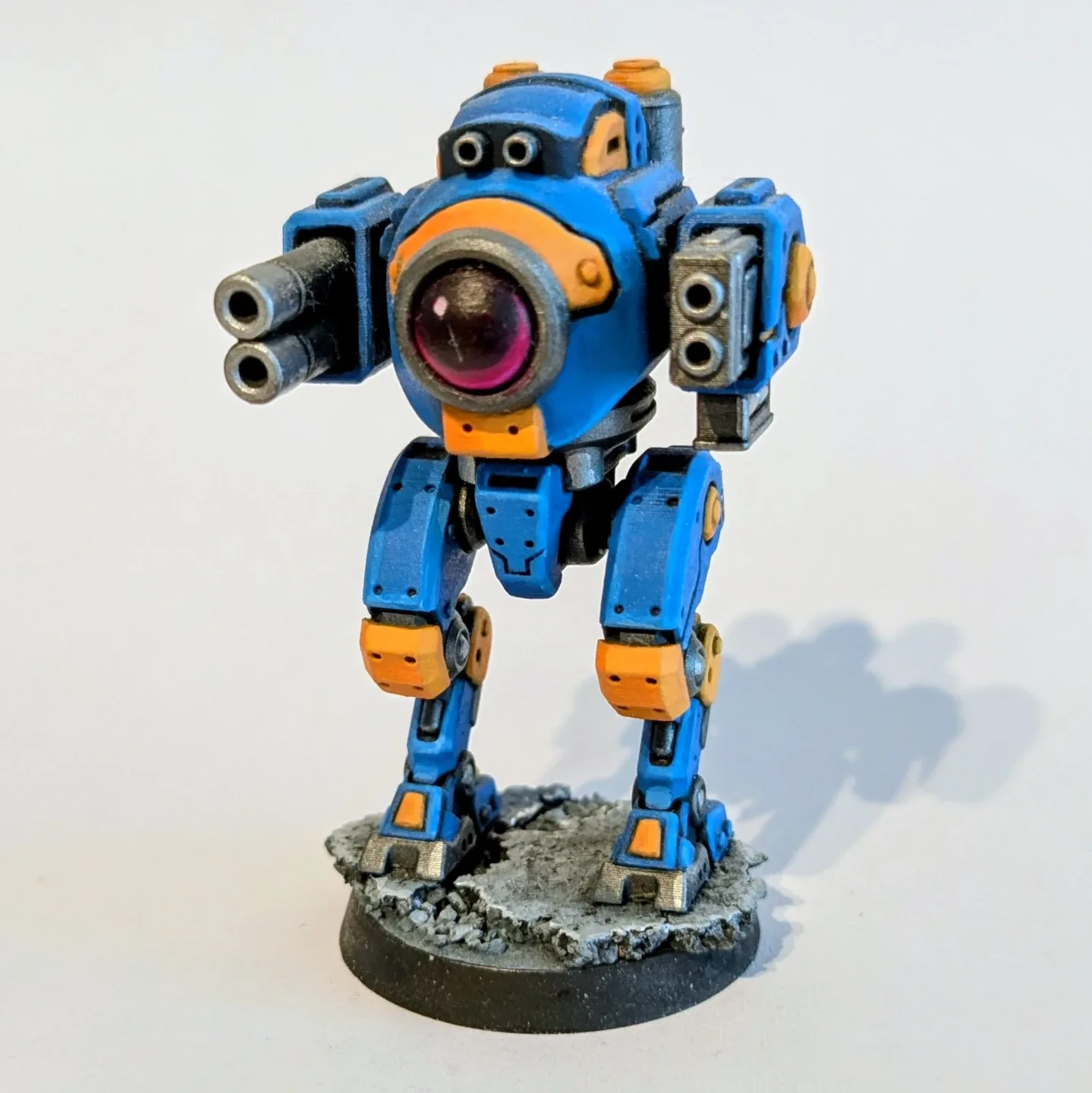 Painted Miniature Walker Mech Figure - photo 5