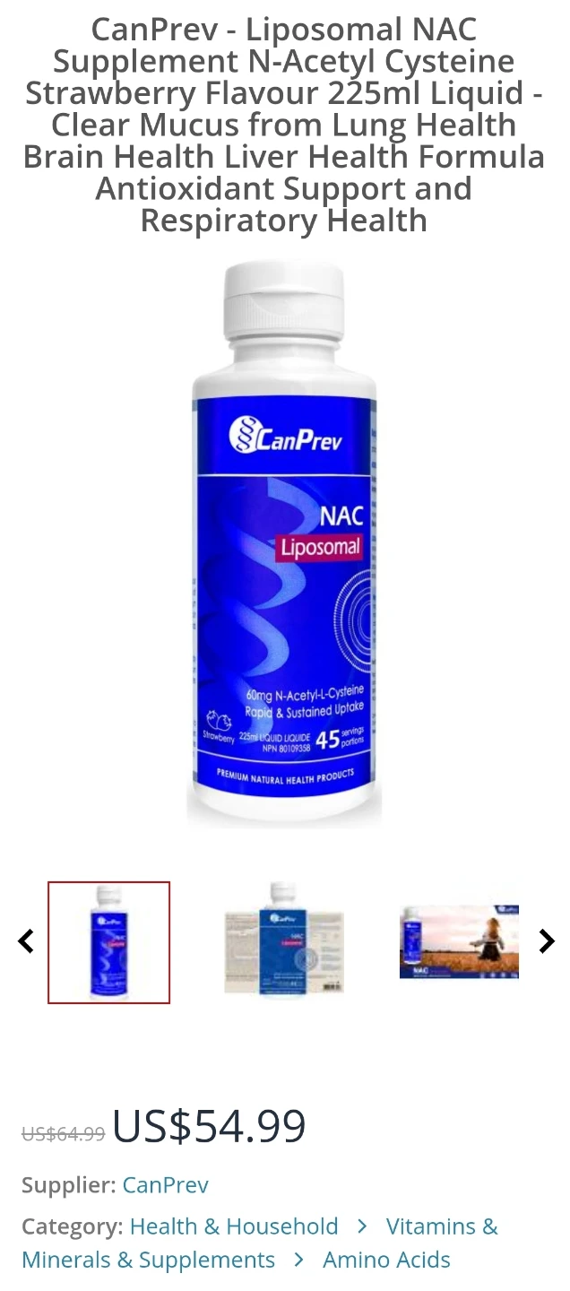 NEW! Liposomal NAC