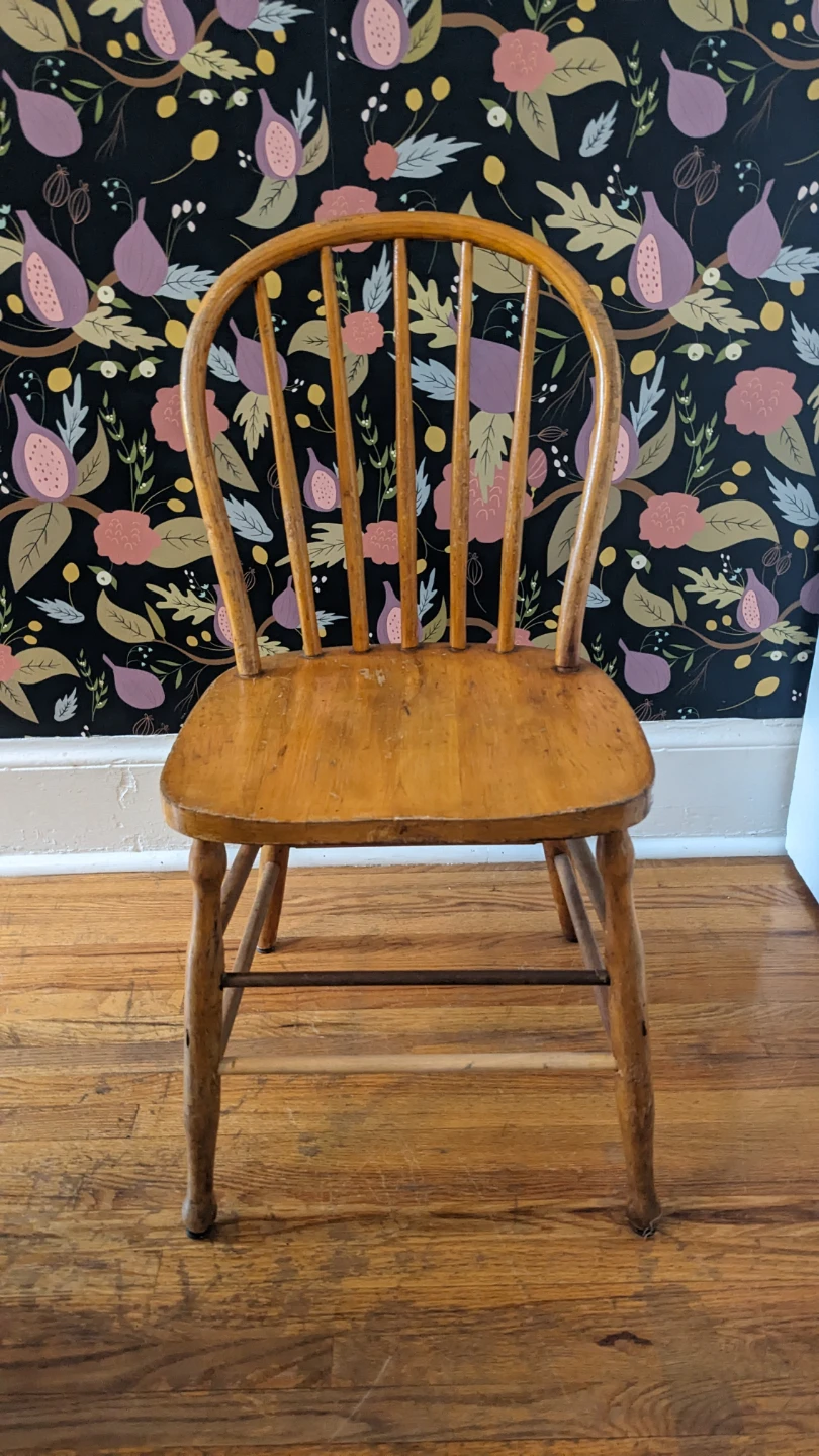 Wooden Spindle Back Chair
