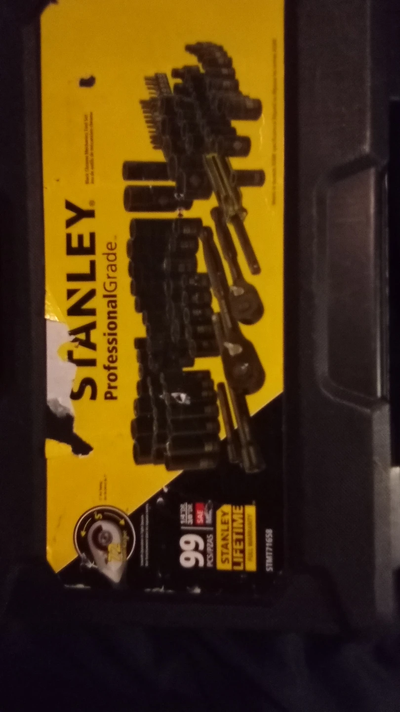 Stanley 99 Piece Professional Grade Mechanics Tool Set