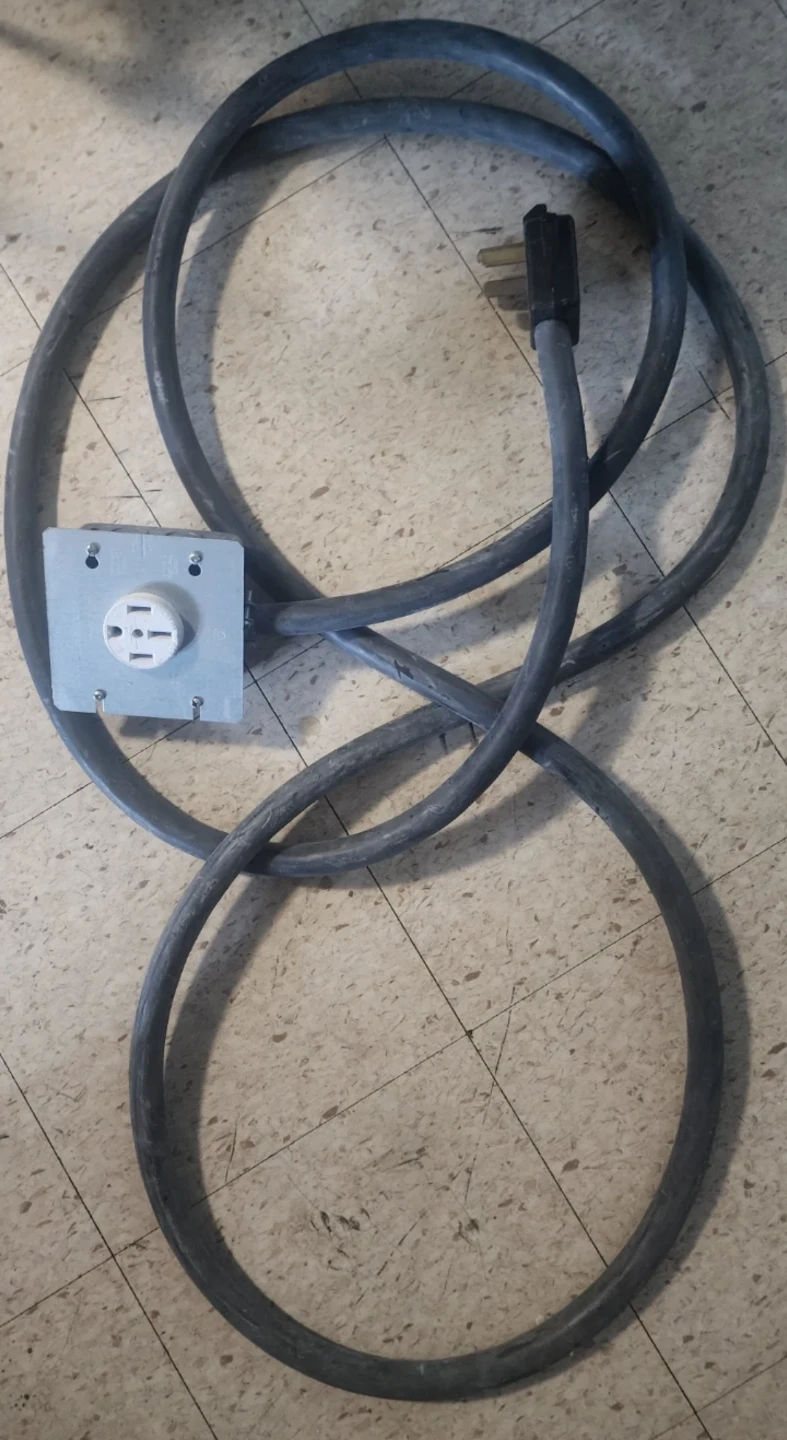 4-prong 5m/16.5f dryer/stove/EV extension cord