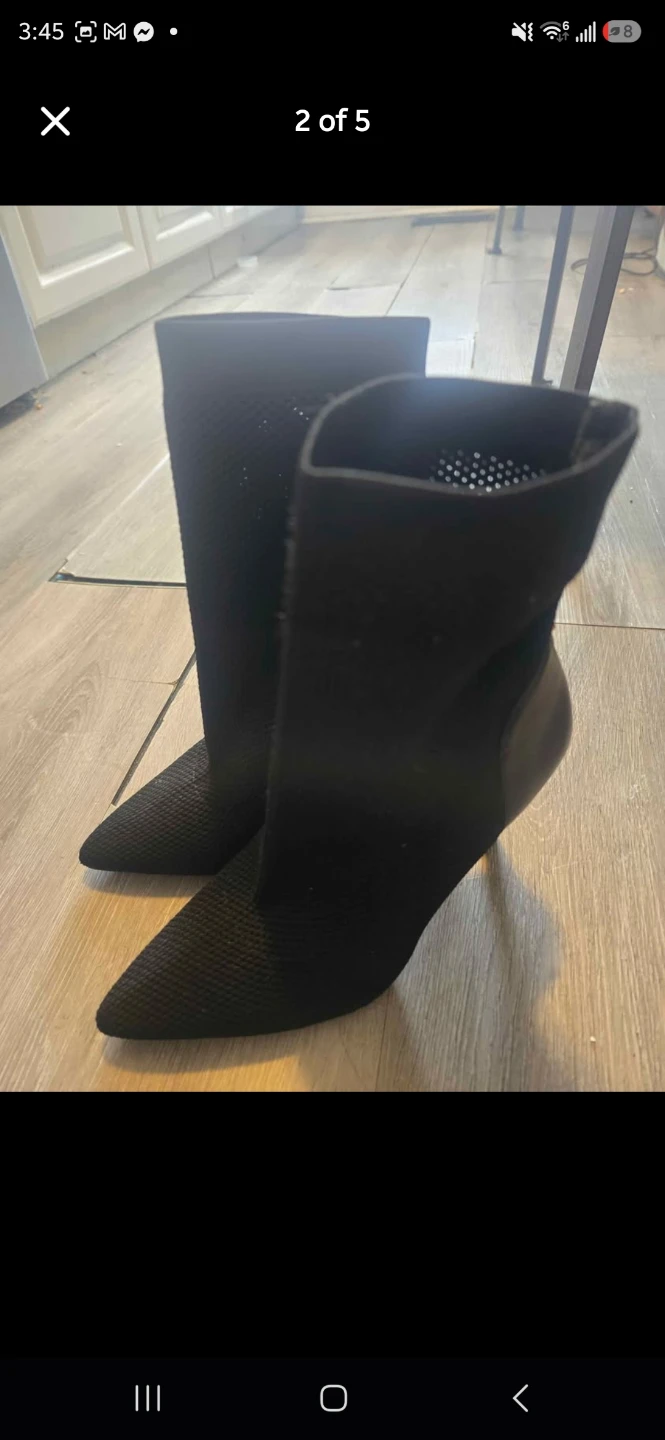 Black Guess Sock Booties - photo 2