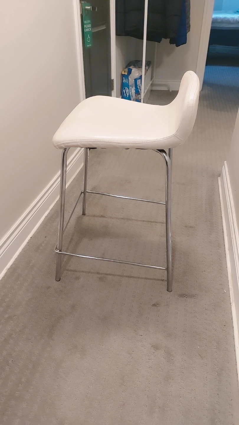 White Counter Stool