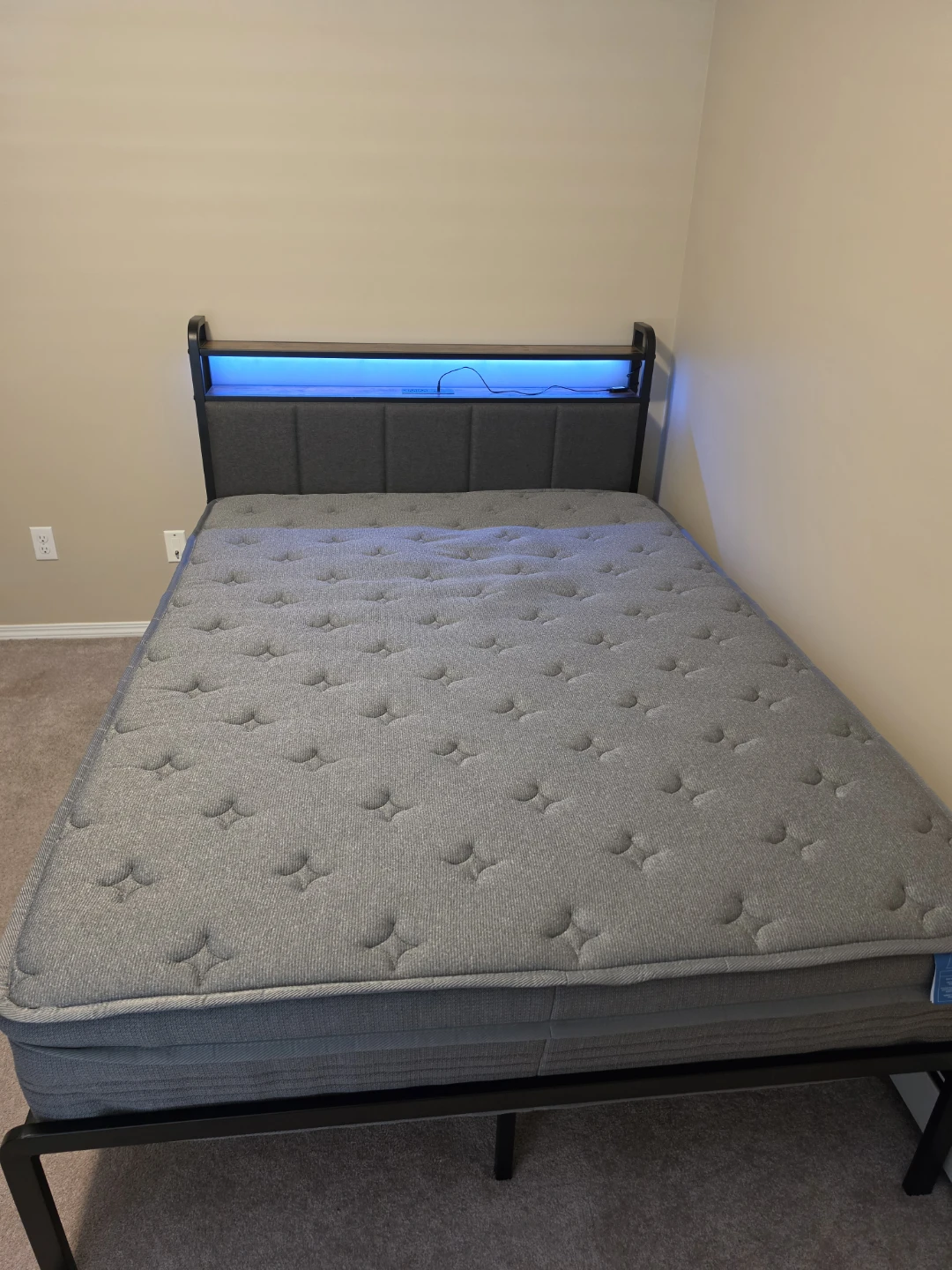 Full mattress and frame (pickup only)